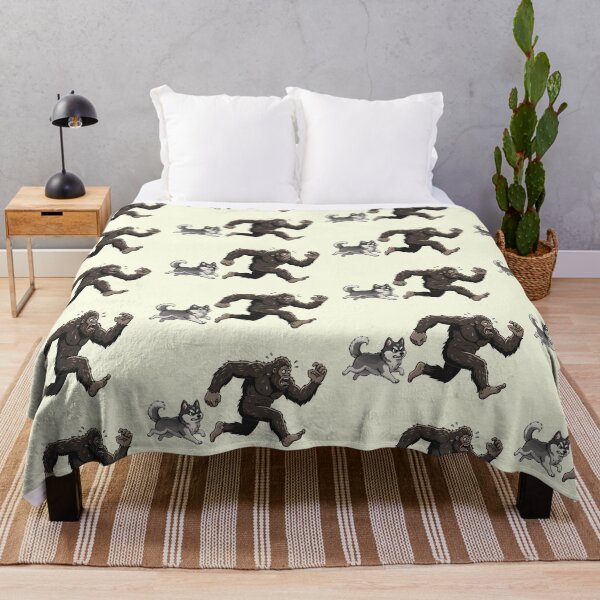 Item preview, Funny Pomsky Bigfoot Chasing Boys Girls Kids designed and sold by FurryHavenPH.