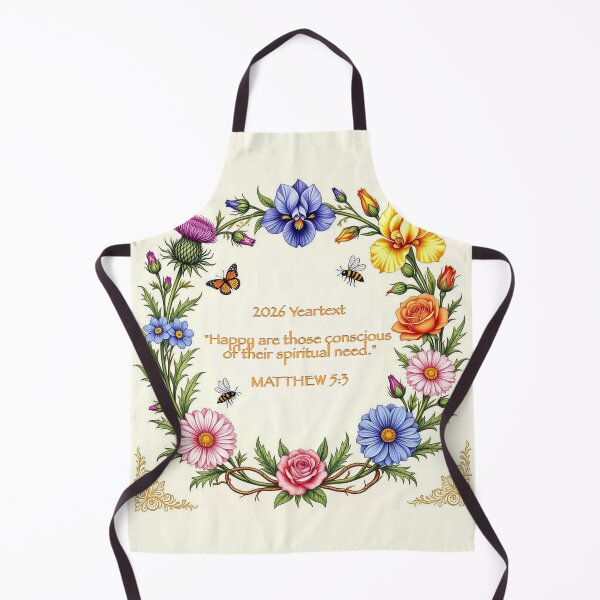 Item preview, 2026 Yeartext JW, Floral On Ivory designed and sold by IvaRenee.