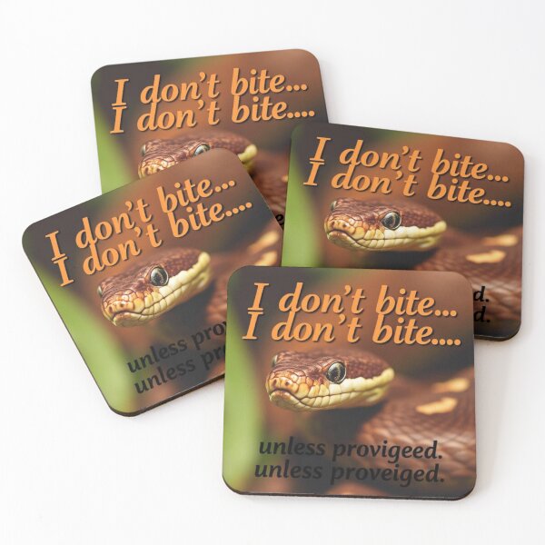 Item preview, snake//I don’t bite… unless provoked designed and sold by SSMC DREAM DESIGN.