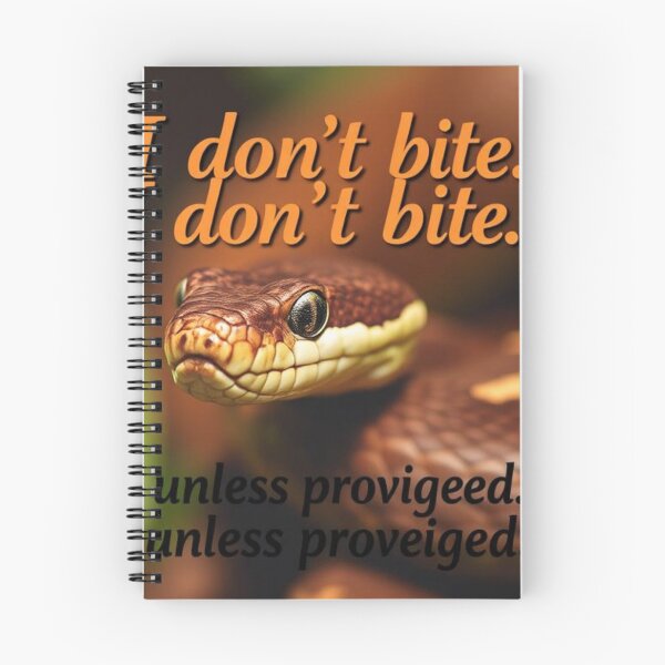 Item preview, snake//I don’t bite… unless provoked designed and sold by SSMC DREAM DESIGN.