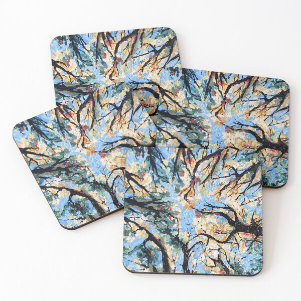 Item preview, Autumn Canopy – Looking Up Through the Fall Forest designed and sold by valyaart.