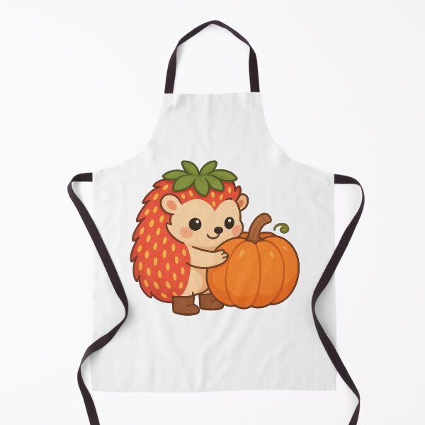 Item preview, Strawberry forest hedgehog pumpkin patch designed and sold by BritishDelights.