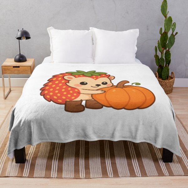 Item preview, Strawberry forest hedgehog pumpkin patch designed and sold by BritishDelights.