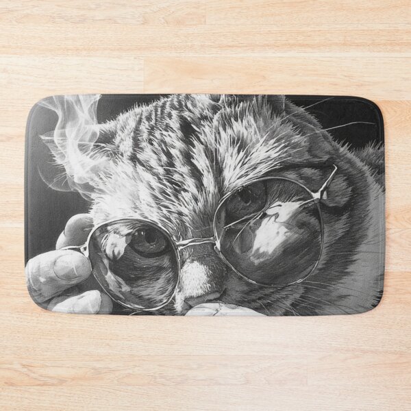 Item preview, Smokin' Cool Cat Close-Up designed and sold by YAM716.
