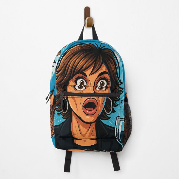 Item preview, Lisa Rinna Shocked Face – RHOBH Amsterdam Dinner Fight Meme designed and sold by GirlyPopped.