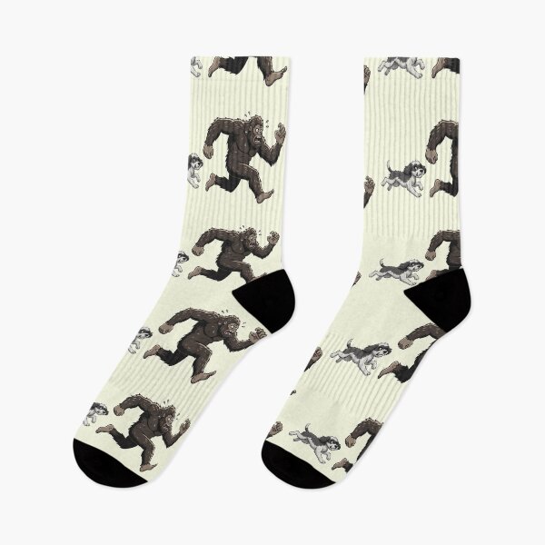 Item preview, Funny Sheepadoodle Bigfoot Chasing Boys Girls Kids designed and sold by FurryHavenPH.