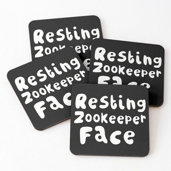 Item preview, Z is for Zookeeper, Zookeeper – Resting Zookeeper Face | Funny Animal Keeper Design designed and sold by PrettylittlepastelUk.