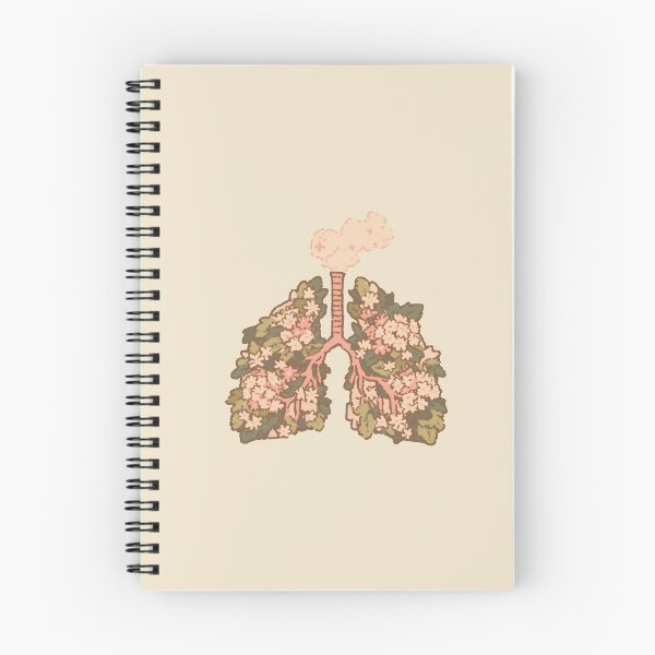 Item preview, Mossy Overgrown Floral Lungs, botanical illustration designed and sold by Magnificent Lizard.