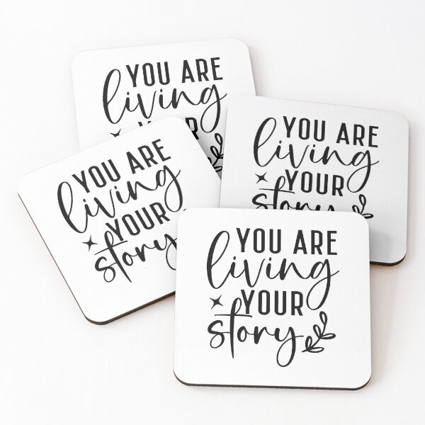 Item preview,  You are living your story,  positive slogan, Christmas quote, Happy new year, new beginning, lets forget the past, lets look to the future designed and sold by chipmuckdesignn.