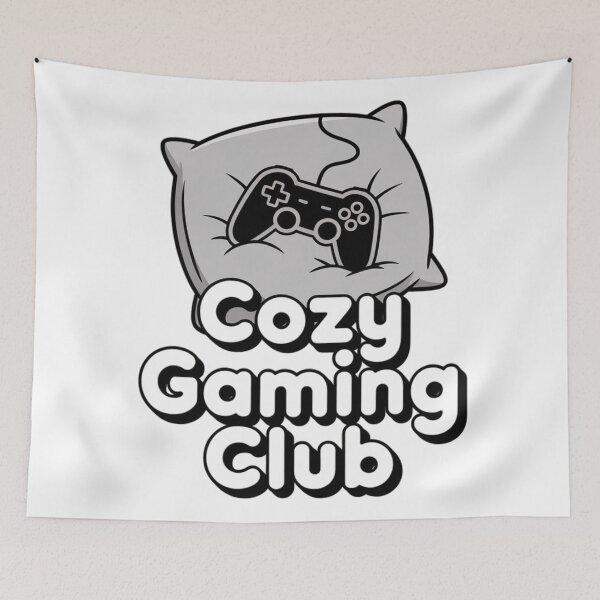 Item preview, Cozy Gaming Club - Controller on Pillow designed and sold by ShirtHatch.