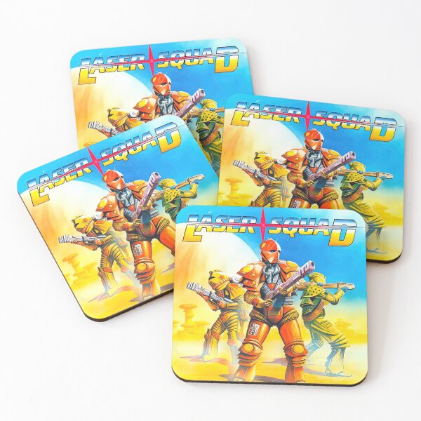 Item preview, Laser Squad Game Cover designed and sold by Retr0Tshirts.