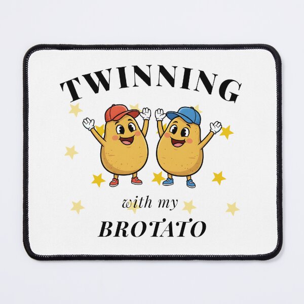 Item preview, Twinning with My Bro Potato designed and sold by SabAlgoRhythm.