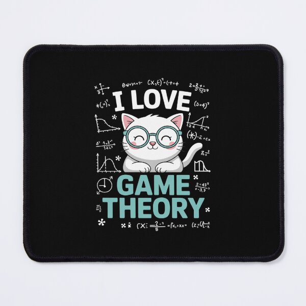 Item preview, I Love Math and Cats - Game Theory  designed and sold by dainegilbert.