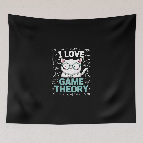Item preview, I Love Math and Cats - Game Theory  designed and sold by dainegilbert.