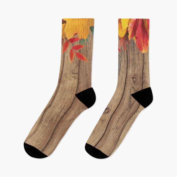 Item preview, Rustic Western Country Barn Wood Autumn Fall Leaves designed and sold by LEILA ART SPACE.