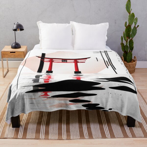Item preview, Sacred Lines – Japanese Temple Reflection Graphic designed and sold by SketchNStyle.
