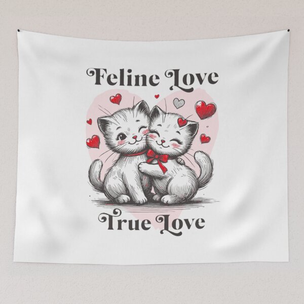 Item preview, Feline Love – When love purrs designed and sold by Herbys Kreativwelt.