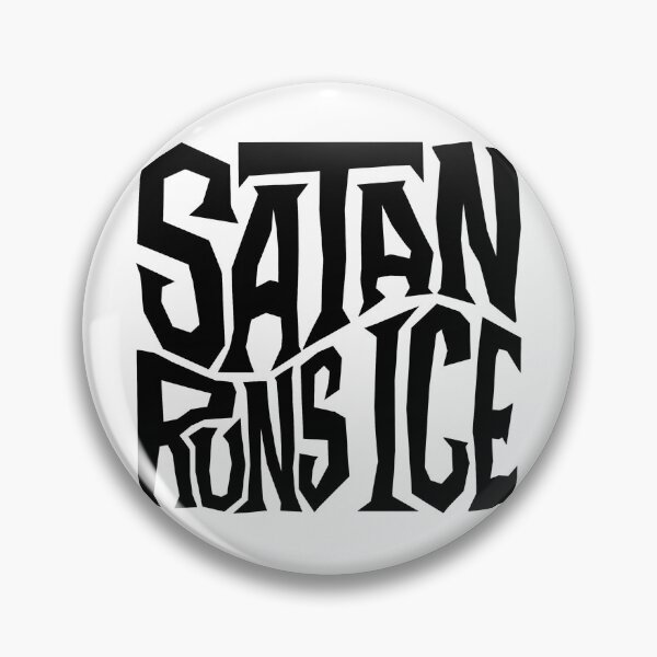 Item preview, Satan Runs ICE Word Art designed and sold by Unhinged Heather.