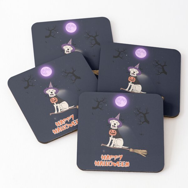 Item preview, Halloween Pet Magic – Flying Pup Under the Purple Moon designed and sold by ArtivaNest.