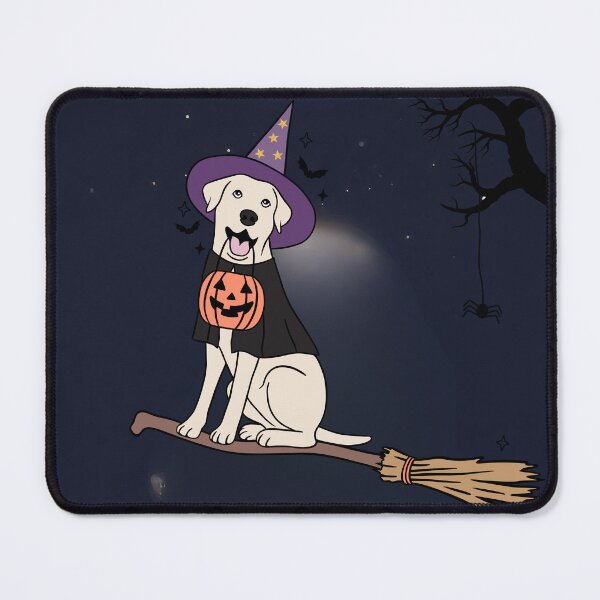 Item preview, Halloween Pet Magic – Flying Pup Under the Purple Moon designed and sold by ArtivaNest.