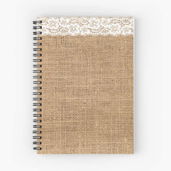 Item preview, Rustic Farmhouse Western Country Beige Burlap White Lace designed and sold by LEILA ART SPACE.