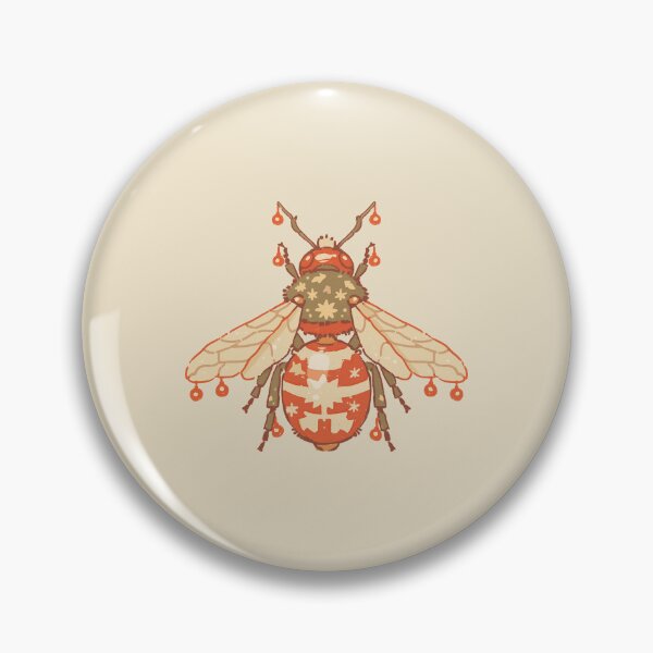 Item preview, Christmas Bee, whimsical holiday ornament illustration designed and sold by Magnificent Lizard.