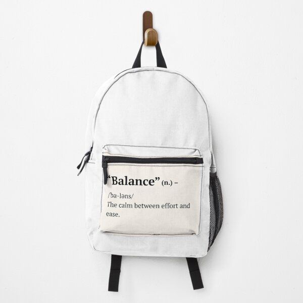 Item preview, Balance Definition – Calm Minimalist Quote Print designed and sold by SutraviaStudio.