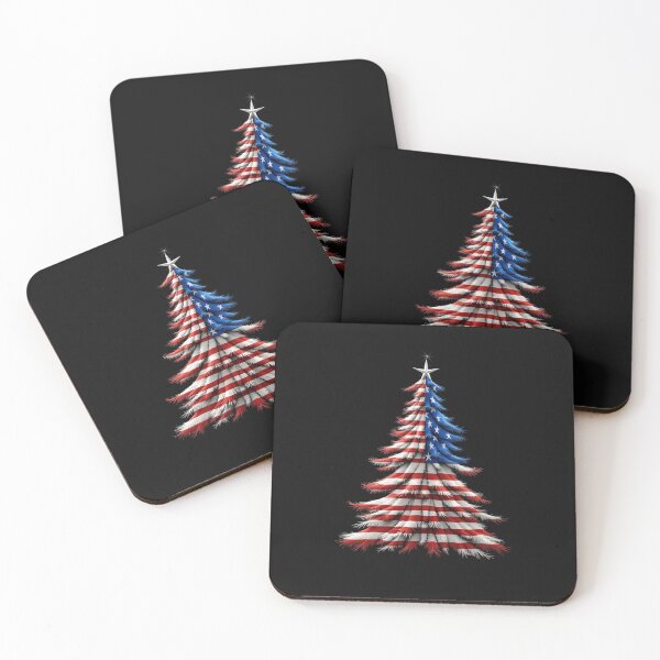Item preview, Patriotic Christmas Tree American US Flag Men Women designed and sold by clothesy7.