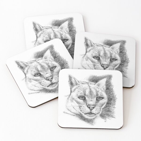 Item preview, Cougar face designed and sold by square1studio.