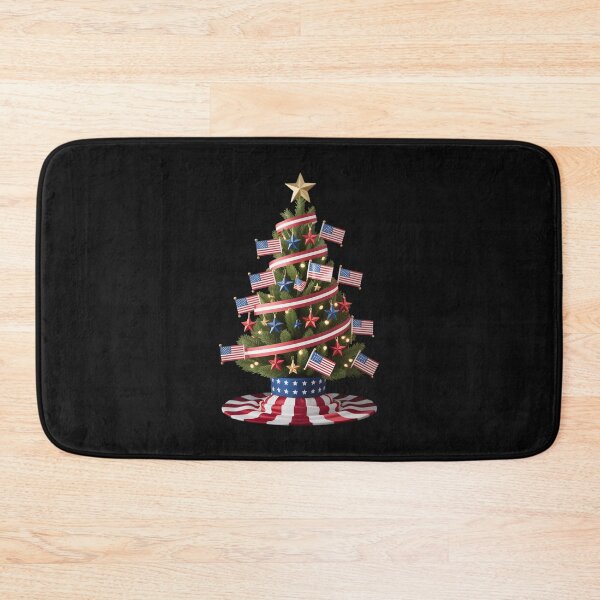 Item preview, Christmas Tree America USA flag Stars Xmas Patriotic designed and sold by clothesy7.