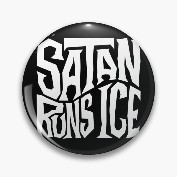 Item preview, Satan Runs ICE Word Art designed and sold by Unhinged Heather.