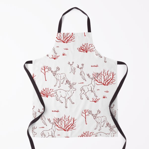 Item preview, Stag Pattern - Cherry Red designed and sold by RinaRozsas.