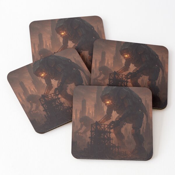 Item preview, Reconstruction Amidst Dusk and Fire designed and sold by AbstractAnom.