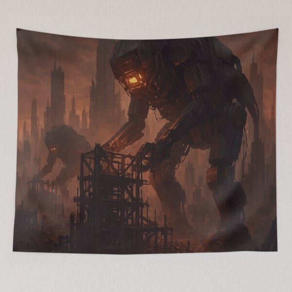 Item preview, Reconstruction Amidst Dusk and Fire designed and sold by AbstractAnom.