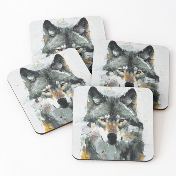 Item preview, Expressive Wolf Portrait designed and sold by caracatita75.