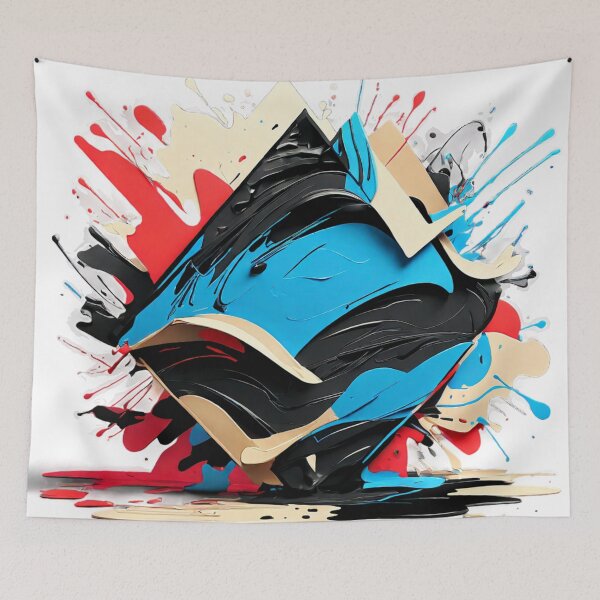 Item preview, Neon Pulse Fragments on Carbon Silence designed and sold by SketchNStyle.