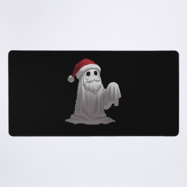 Item preview,  Pixel Santa Sheet Ghost – Funny Festive Retro Art designed and sold by UniqueArtsOnly.