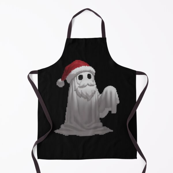 Item preview,  Pixel Santa Sheet Ghost – Funny Festive Retro Art designed and sold by UniqueArtsOnly.