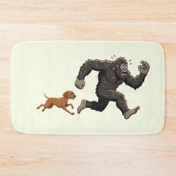 Item preview, Funny Vizsla Bigfoot Chasing Boys Girls Kids designed and sold by FurryHavenPH.