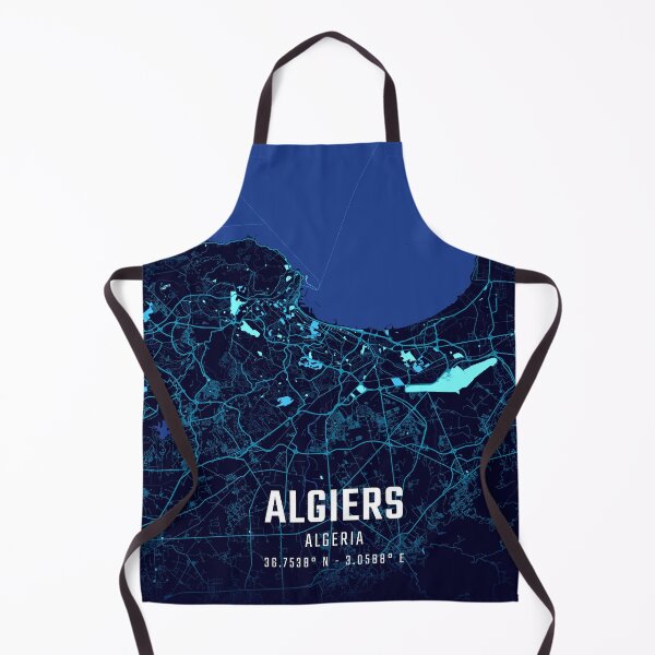 Item preview, Algiers Midnight City Map designed and sold by HomeLivingCo.