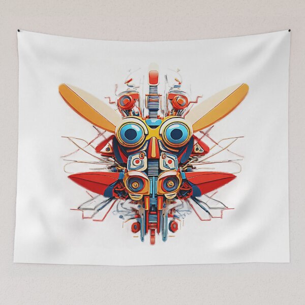 Item preview, Retro Mech Totem of Lost Futures designed and sold by SketchNStyle.