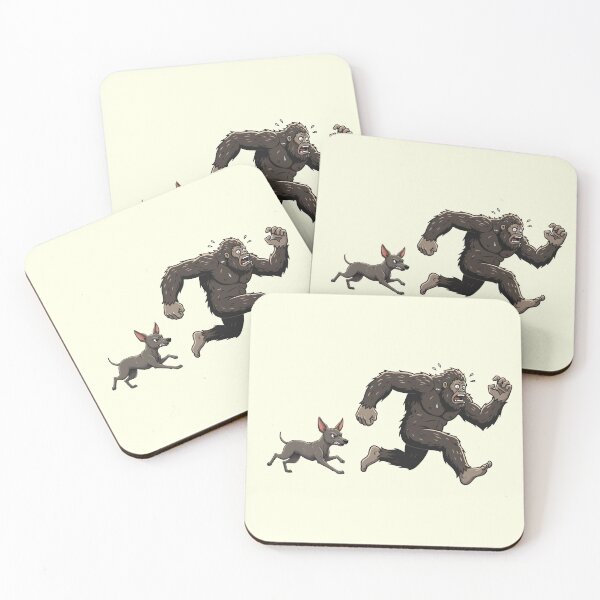 Item preview, Funny Xoloitzcuintli Xolo Bigfoot Chasing Boys Girls Kids designed and sold by FurryHavenPH.