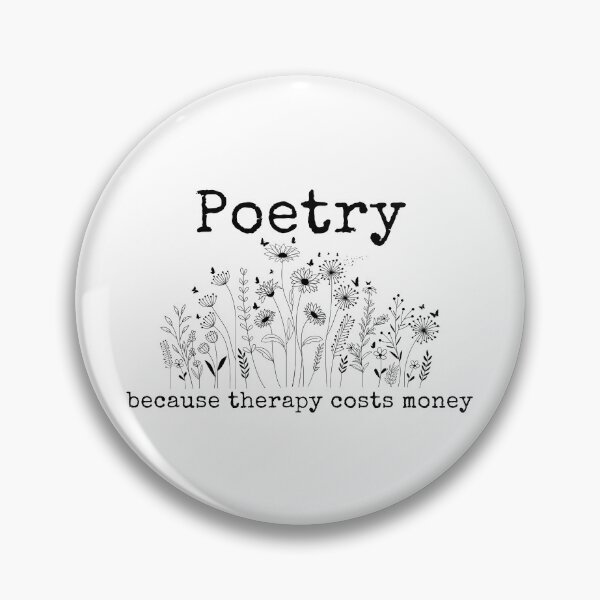 Item preview, Poetry is Therapy designed and sold by QKPAuthorMerch.