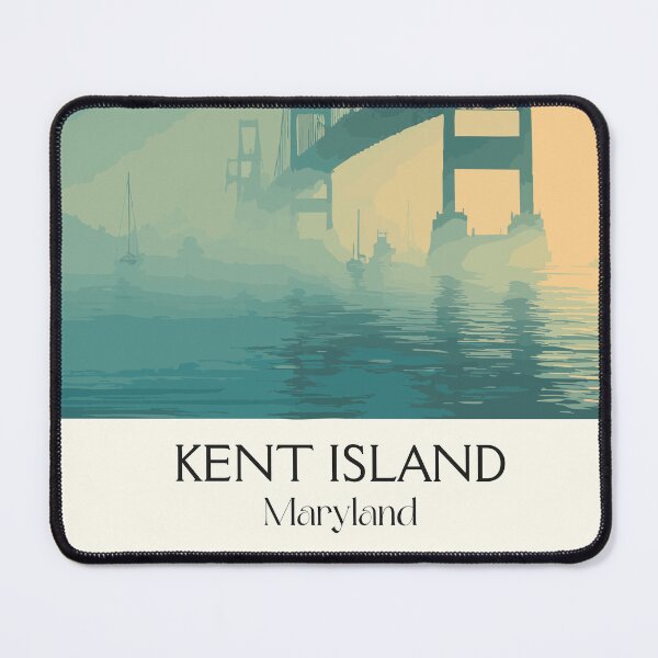 Item preview, Kent Island Maryland | Bay Bridge Fog Poster designed and sold by TuncGK.