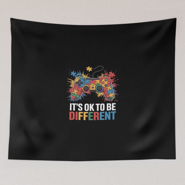 Item preview, It's Ok To Be Different Video Game Controller Autism  designed and sold by Belkisallen.