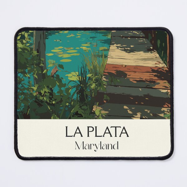 Item preview, La Plata Maryland | Wetland Boardwalk Poster designed and sold by TuncGK.