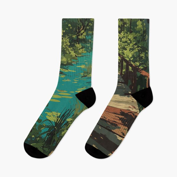 Item preview, La Plata Maryland | Wetland Boardwalk Poster designed and sold by TuncGK.