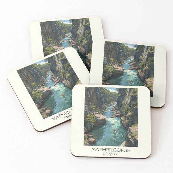 Item preview, Mather Gorge Maryland | Potomac River Canyon Poster designed and sold by TuncGK.