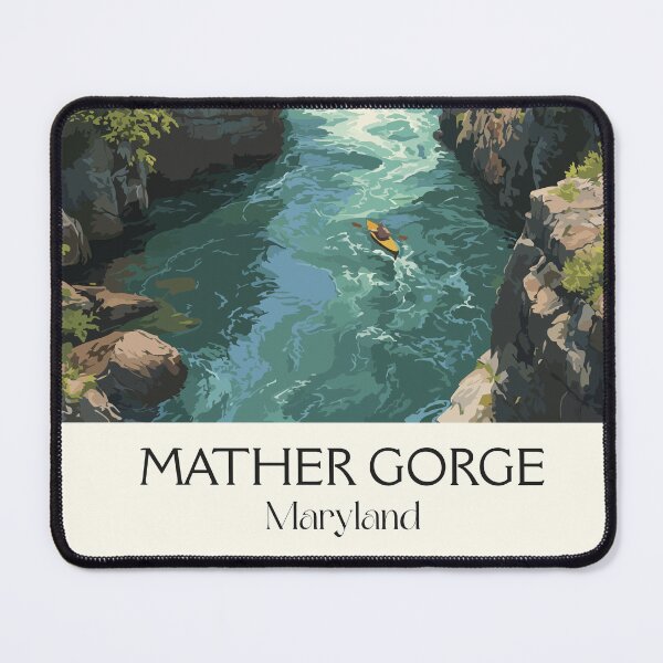 Item preview, Mather Gorge Maryland | Potomac River Canyon Poster designed and sold by TuncGK.
