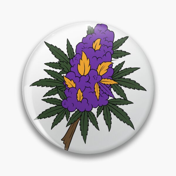 Item preview, Dank Nug - Exotic Purple Cannabis Strain Art designed and sold by Cannaxes Studio.